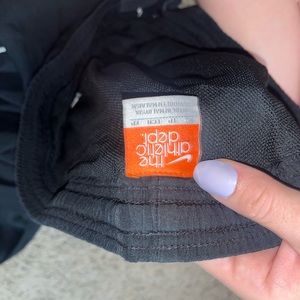 Black jogging pants. Netted inside, tight fitting